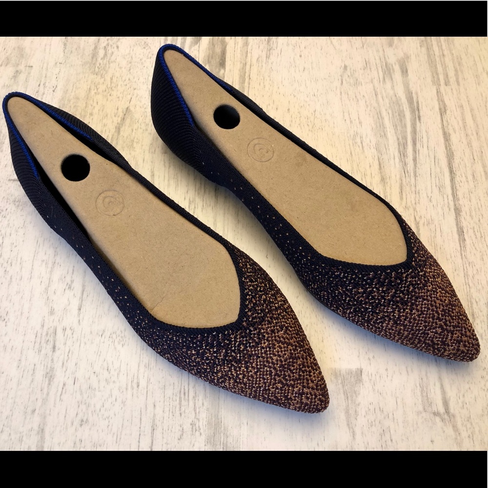 NWOB Rothy’s Midnight Metallic points - Picture 3 of 5